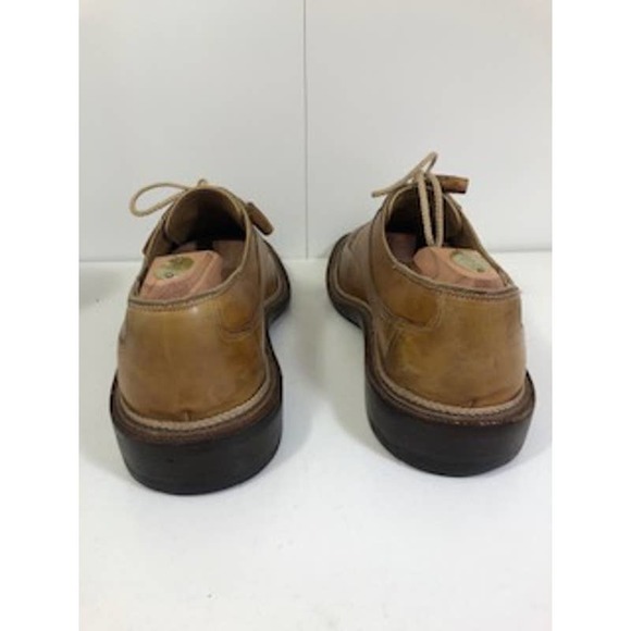 Cole Haan Leather Moc Split Toe Oxford Dress Shoes Country Beacon Tan Mens US 10